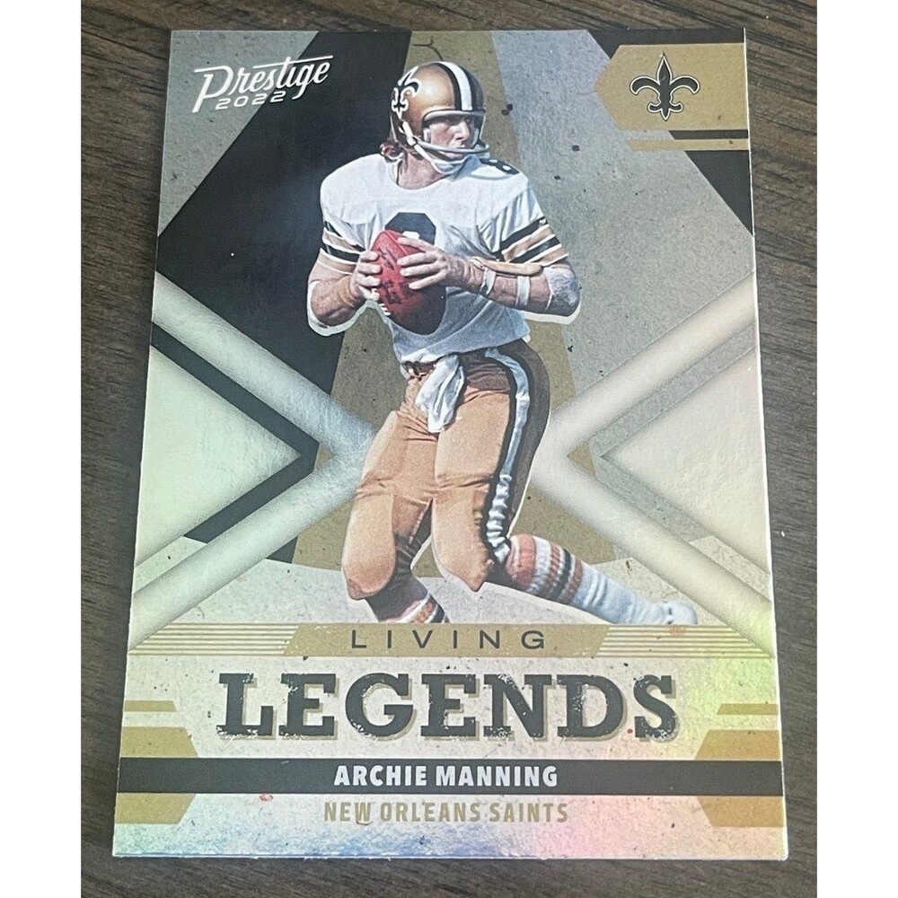 Archie Manning Saints Living Legends card